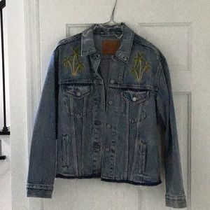 Brand new Levi’s denim palm tree jacket